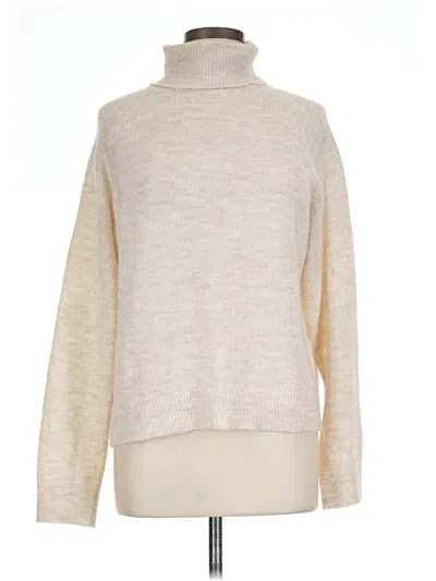 Pre-owned Briggs Turtleneck Sweater In White