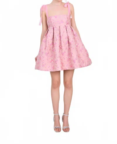 B.right Babydoll Mini Dress In Pink