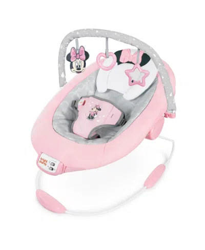 Bright Starts Babies' Minnie Mouse Rosy Skies Comfy Bouncer In Multi
