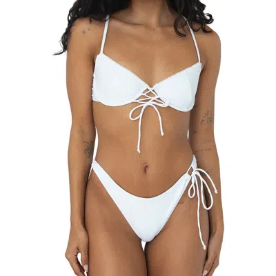 Bright Swimwear Alice Bottom In White