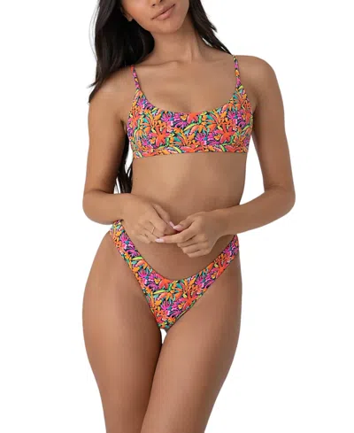 Bright Swimwear Bali Bottom In A Tropical Night