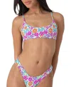 Bright Swimwear Bali Top In Citrusfloral