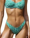 Bright Swimwear Capri Bottom In Peppermint
