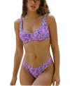 Bright Swimwear Capri Top In Flash Dance