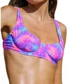 Bright Swimwear Capri Top In Neon Animal