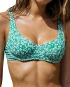 Bright Swimwear Capri Top In Peppermint