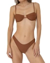 Bright Swimwear Lola Bottom In Brown