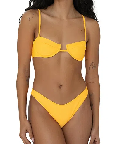 Bright Swimwear Lola Bottom In Yellow