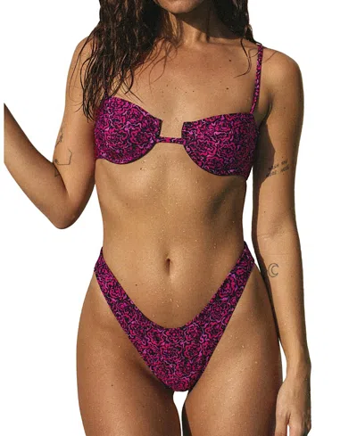 Bright Swimwear Lola Top In Purple