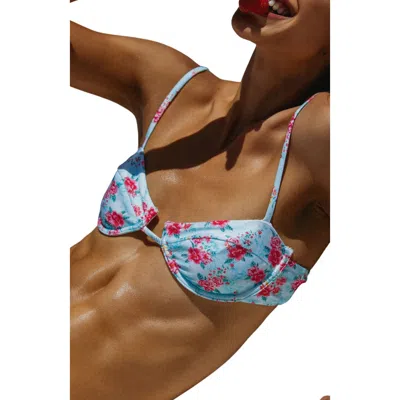 Bright Swimwear Lola Top In Blue