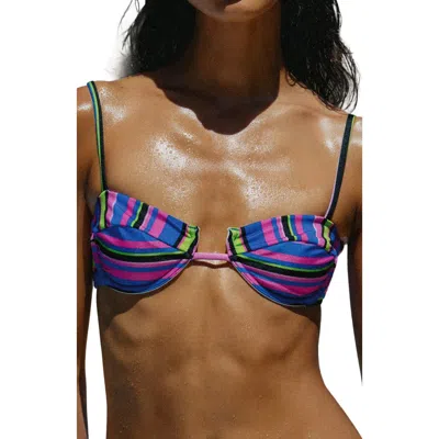 Bright Swimwear Lola Top In Blue