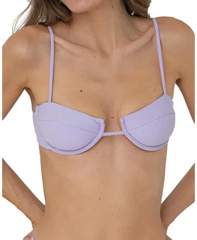 Bright Swimwear Lola Top In Lilac