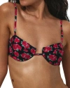 Bright Swimwear Lola Top In Rosebud