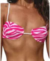 Bright Swimwear Lola Top In Sweet Safari