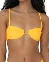 Bright Swimwear Lola Top In Yellow