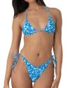 Bright Swimwear Maria Bottom In Aqua Floral