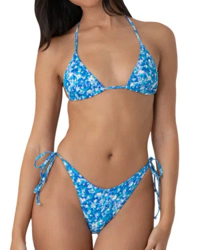 Bright Swimwear Maria Bottom In Aqua Floral