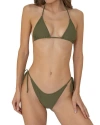 Bright Swimwear Melody Bottom In Olive