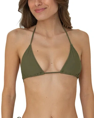 Bright Swimwear Melody Top In Olive