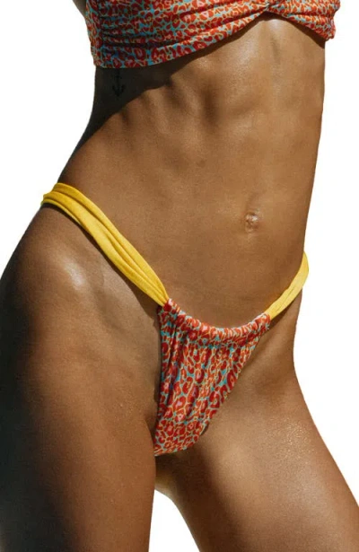 Bright Swimwear Nia Bottom In Tropic Leopard