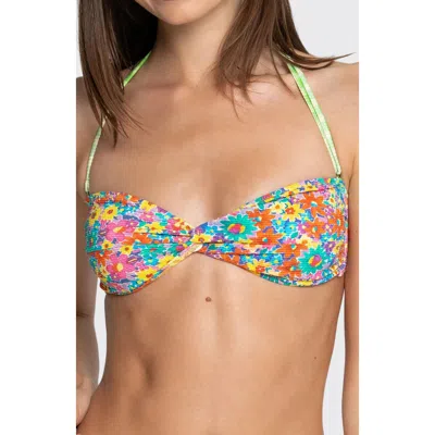 Bright Swimwear Nia On The Rocks Top In Blue