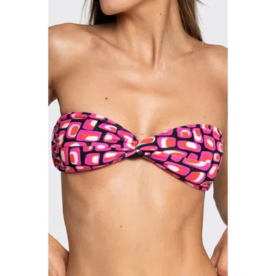 Bright Swimwear Nia On The Rocks Top In Multi