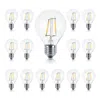 Brightech 15 Pack G40 1-watt Led Light Bulbs (soft White 2700k)