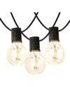 Brightech Ambience Pro 26ft 12-bulb Led String Lights In Black