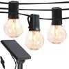 Brightech Ambience Pro Solar 27ft 1w Led Globe String Lights With Thin Wire