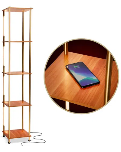 BRIGHTECH BRIGHTECH ARIA BRASS LED FLOOR LAMP