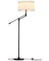 Brightech Ava Led Swing Arm Floor Lamp In Black