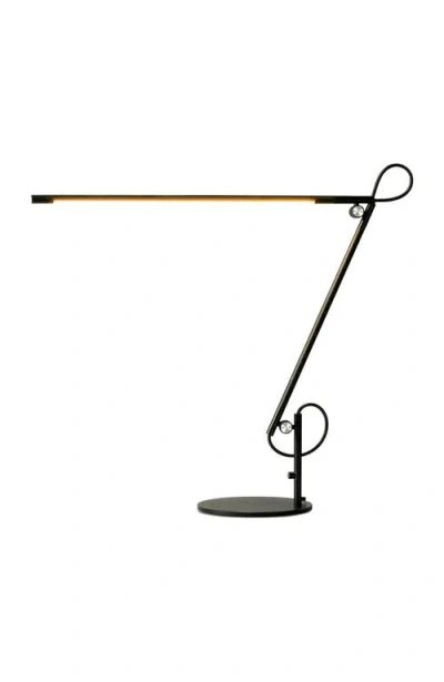 Brightech Axel 16" Modern Led Adjustable Desk Lamp In Black