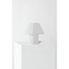 Brightech Celeste 12.6" Led Lightweight Table Lamp With Resin Fabric Shade, Bulb Included In White