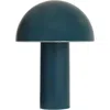 Brightech Celia 10" Portable Touch-controlled Outdoor Patio Mushroom Table Lamp In Green
