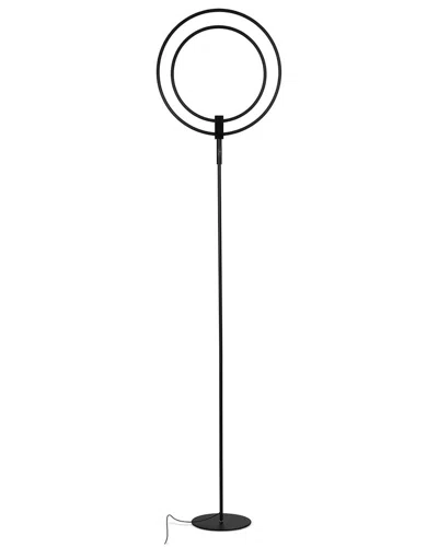 BRIGHTECH BRIGHTECH ECLIPSE BLACK RING LED FLOOR LAMP