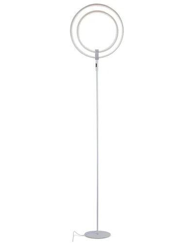 BRIGHTECH BRIGHTECH ECLIPSE WHITE RING LED FLOOR LAMP