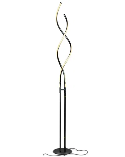 BRIGHTECH BRIGHTECH EMBRACE BLACK LED FLOOR LAMP
