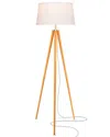 Brightech Emma Natural Led Floor Lamp In Natural
