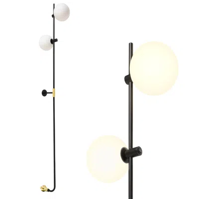 Brightech Equinox Led Wall Lamp In Black