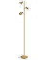 Brightech Ethan Brass Led Floor Lamp In Brass