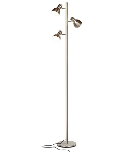 Brightech Ethan Nickel Led Floor Lamp