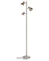 Brightech Ethan Nickel Led Floor Lamp In Nickel