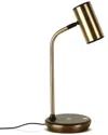 Brightech Ezra Brass Led Table Lamp In Brass