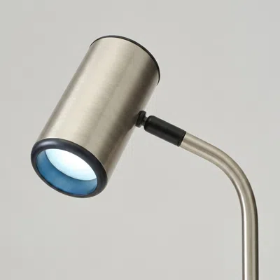 Brightech Ezra Satin Nickel Table Lamp