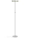 Brightech Halo Silver Led Floor Lamp In Silver