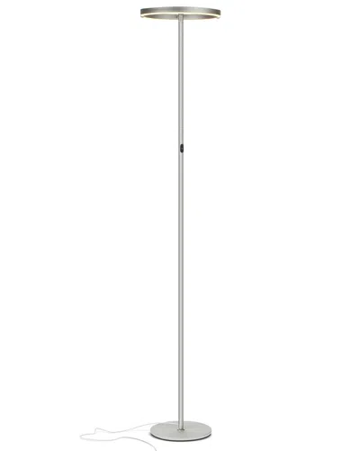 BRIGHTECH BRIGHTECH HALO SILVER LED FLOOR LAMP