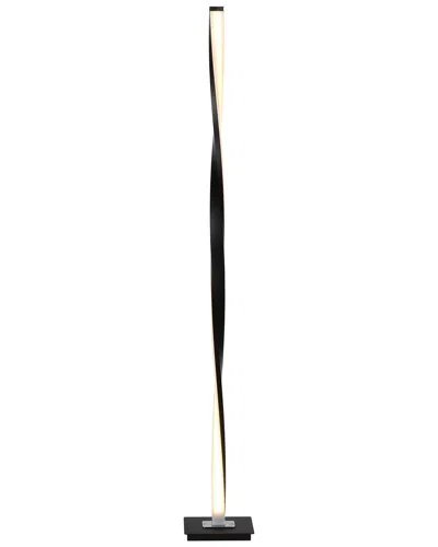 Brightech Helix Black Led Floor Lamp