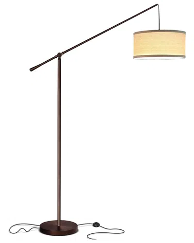 BRIGHTECH BRIGHTECH HUDSON BRONZE MID-CENTURY LED FLOOR LAMP