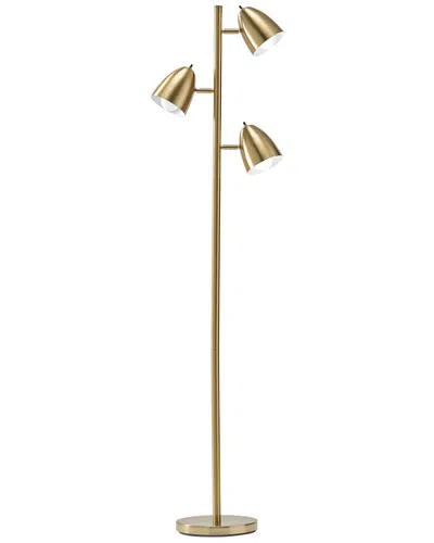Brightech Jacob Brass Led Floor Lamp