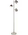Brightech Jacob Nickel Led Floor Lamp In Nickel